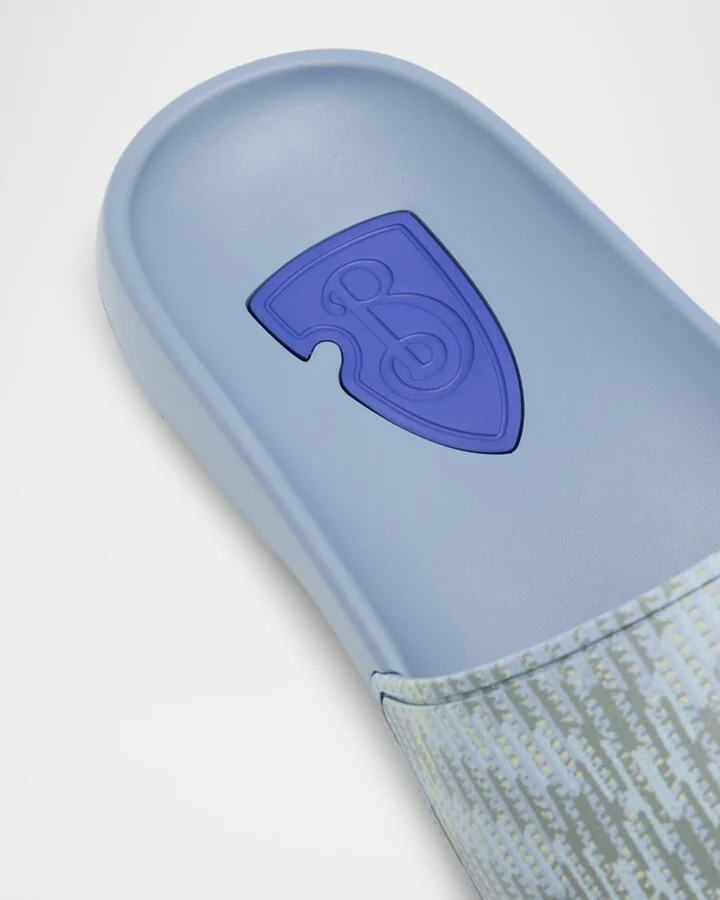 Men's Check Slide Sandals - Image 6