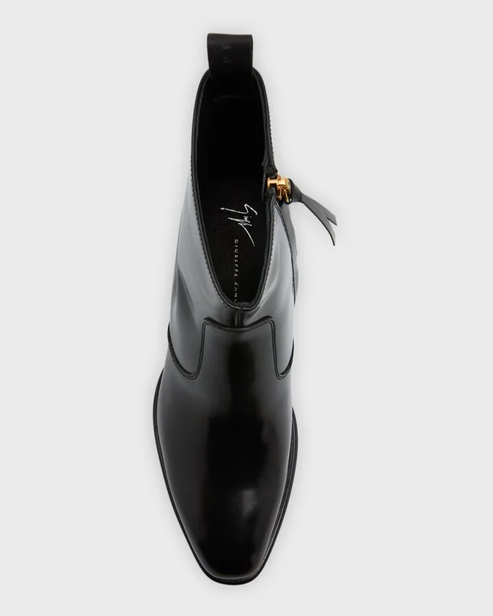 Men's Chicago 40 Leather Ankle Boots - Image 2