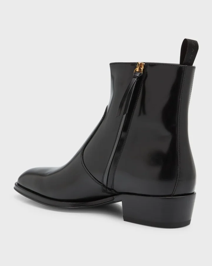 Men's Chicago 40 Leather Ankle Boots - Image 3