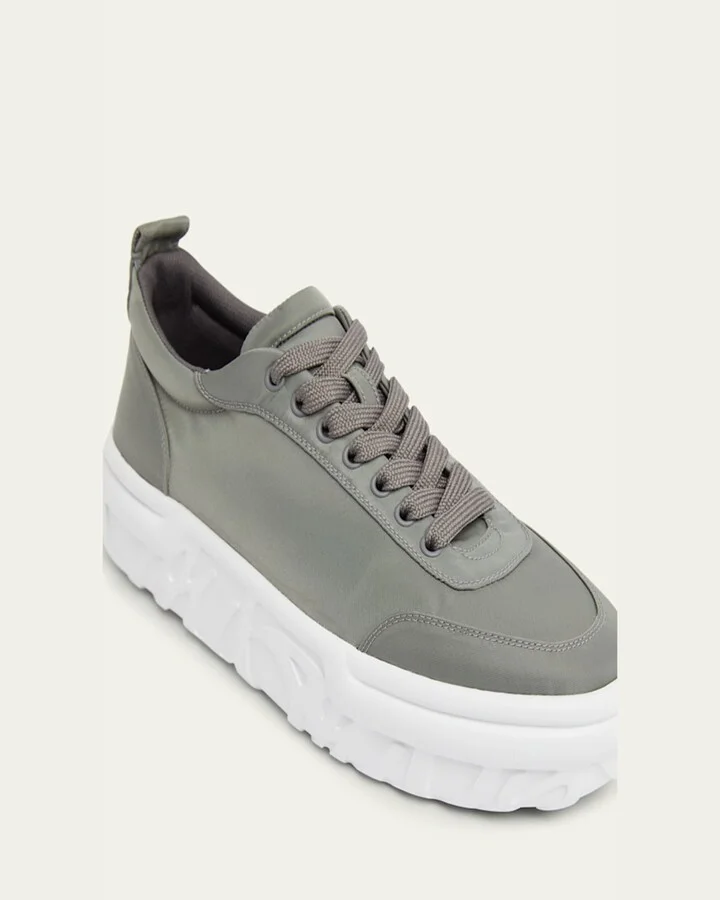 Men's Choukario Nylon Platform Sneakers - Image 6