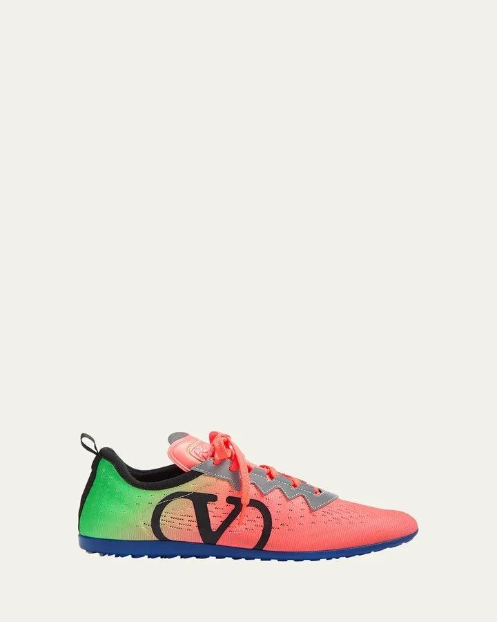 Coral/green