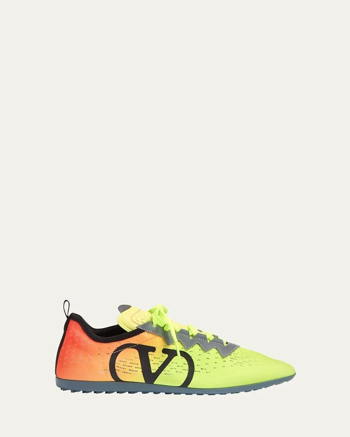 Men's Chromathon VLogo Knit Runner Sneakers