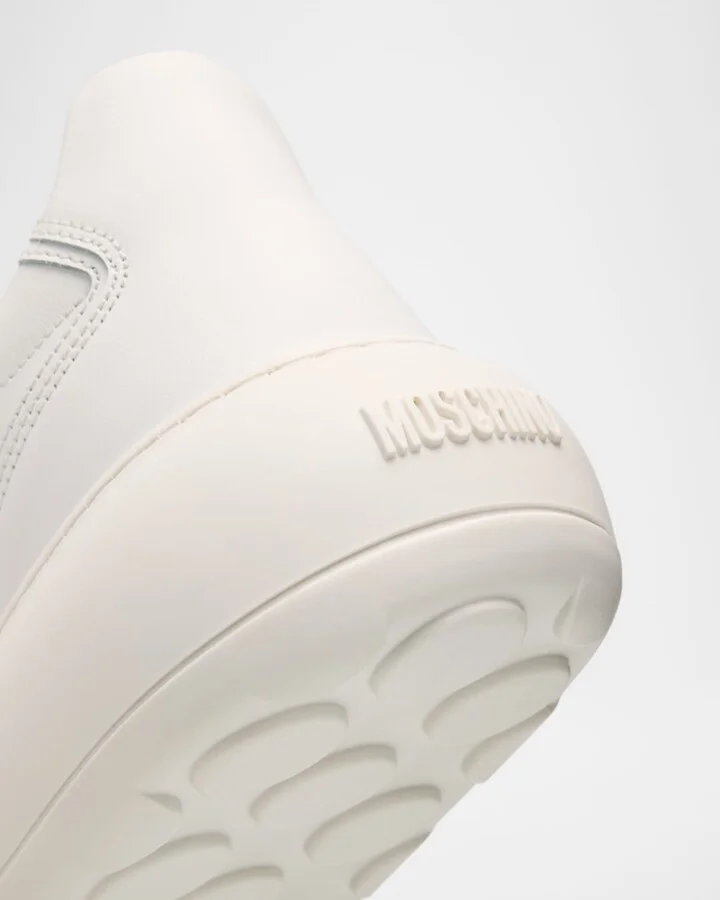 Men's Chunky Leather Low-Top Sneakers - Image 2