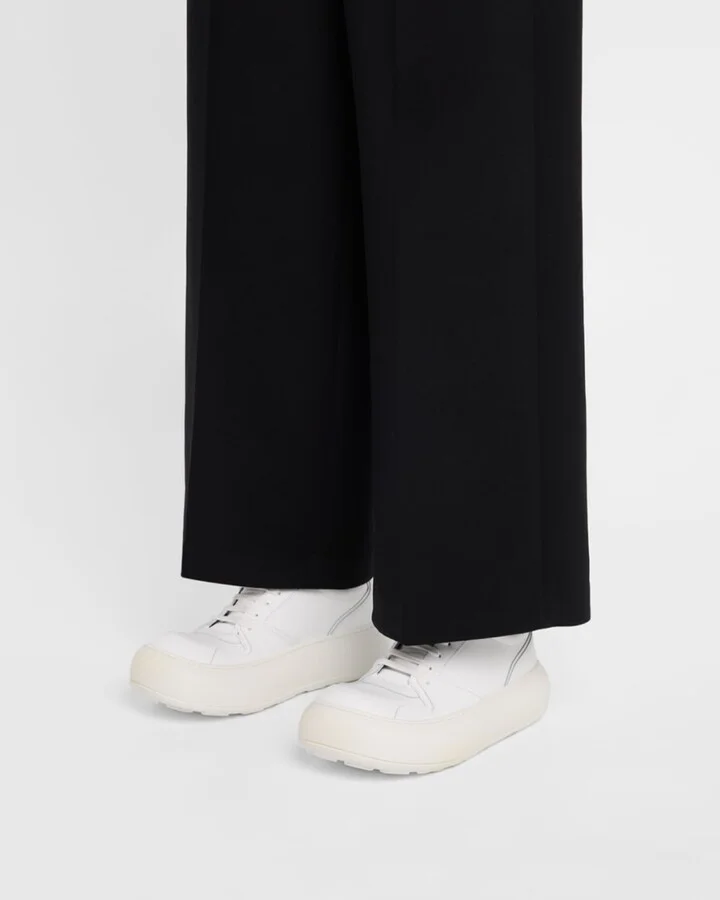 Men's Chunky Leather Low-Top Sneakers - Image 6