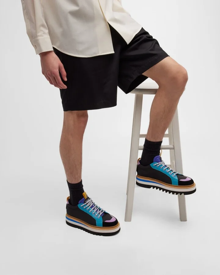 Men's City Trainer Textile Low-Top Sneakers - Image 4