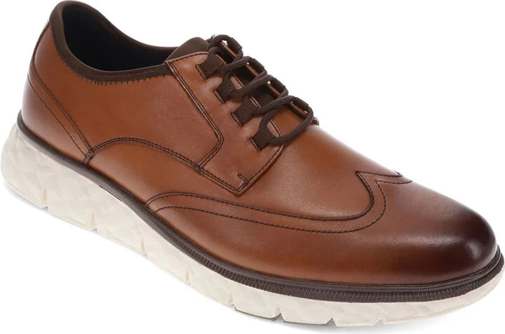 Mens Clarkston Genuine Leather Casual Lace Up Oxford Shoe