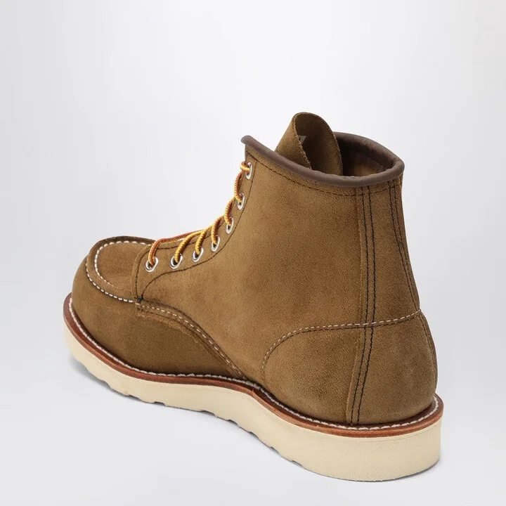 Men's Classic Moc Olive Suede Boot - Image 2