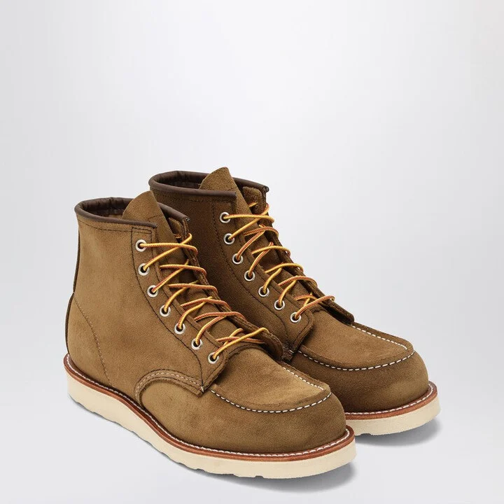 Men's Classic Moc Olive Suede Boot