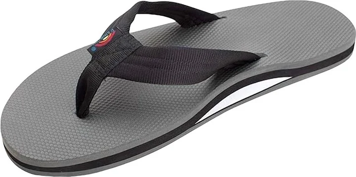 Men's Classic Rubber Sandal In Black/grey