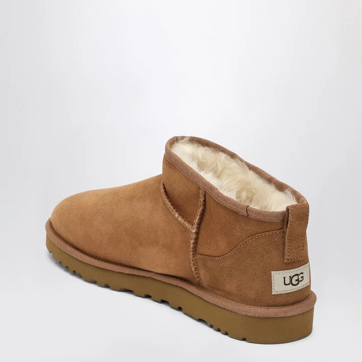 Men's Classic Ultra Mini Ankle Boots In Chestnut - Image 2