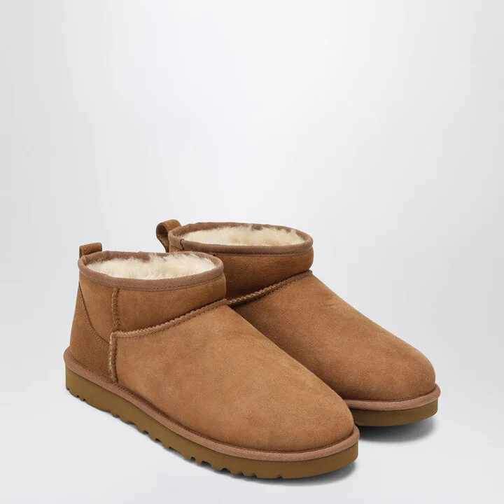 Men's Classic Ultra Mini Ankle Boots In Chestnut