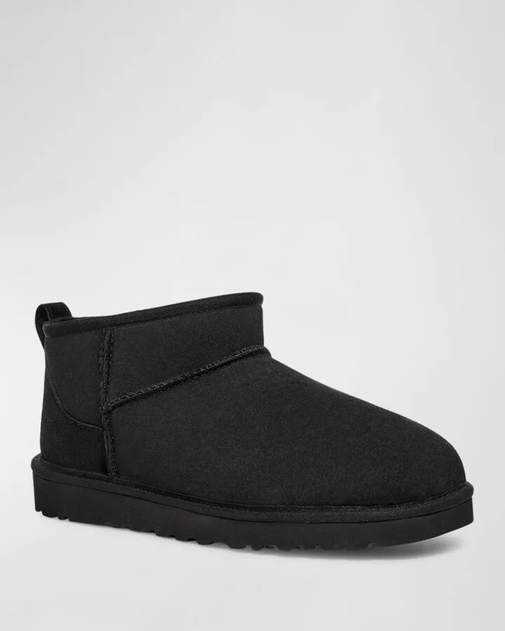 Men's Classic Ultra Mini Leather Ankle Boots - Image 4