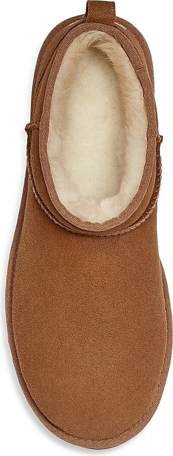 Men's Classic Ultra Mini Sheepskin Ankle Boots - Black - Size 10 - Image 9