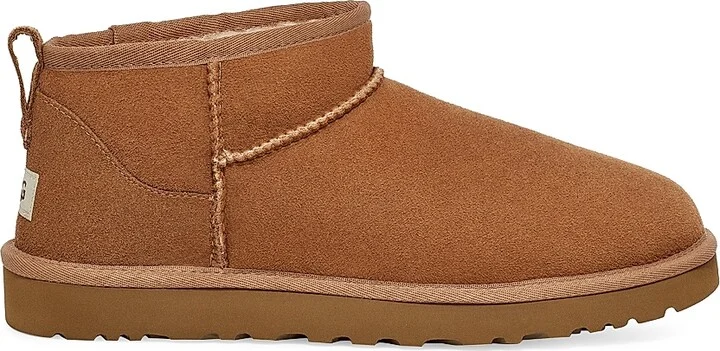 Men's Classic Ultra Mini Sheepskin Ankle Boots - Black - Size 10 - Image 10