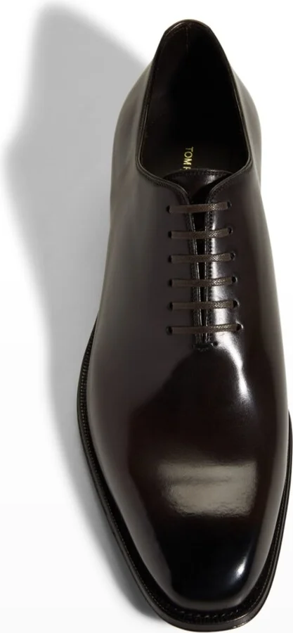Men's Claydon Burnished Leather Oxfords - Image 4