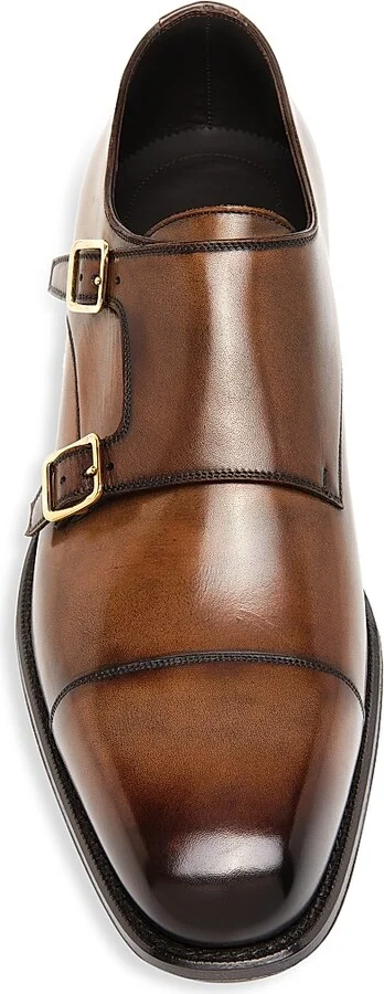 Men's Claydon Double-Monk-Strap Shoes - Bronze - Size 8.5 - Image 5