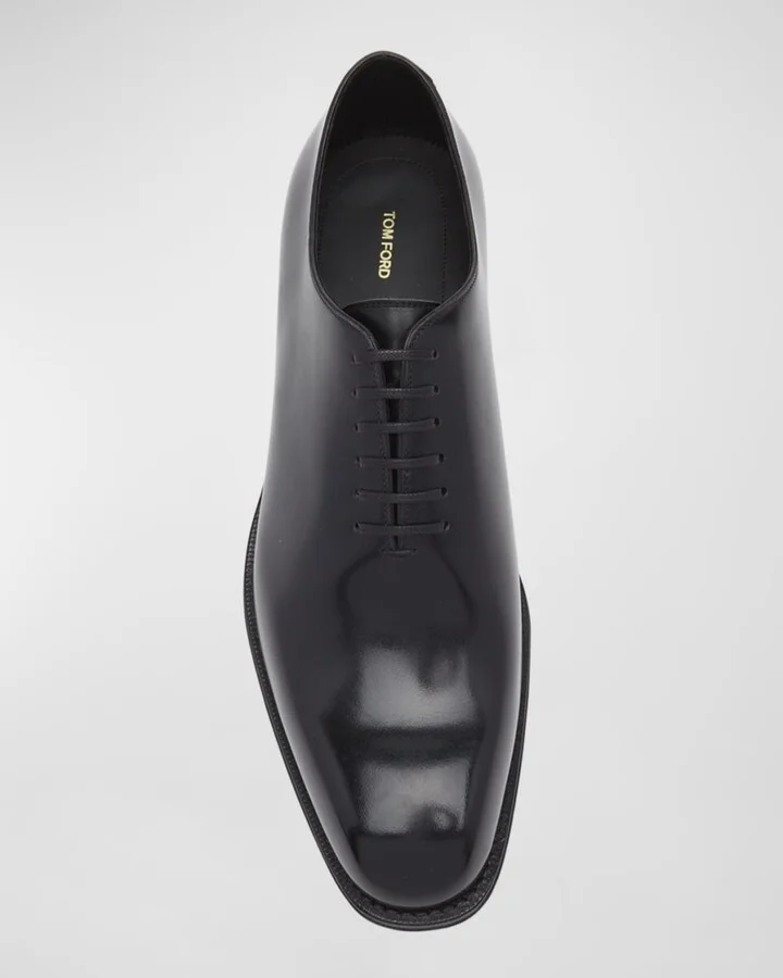 Men's Claydon Wholecut Leather Oxfords - Image 8