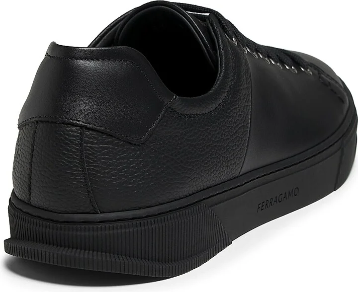 Men's Clayton Leather Low-Top Sneakers - Bianco Ottico - Size 9 - Image 8