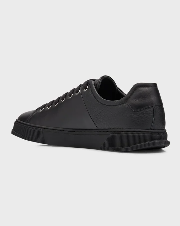 Men's Clayton Mixed Leather Low-Top Sneakers - Image 5
