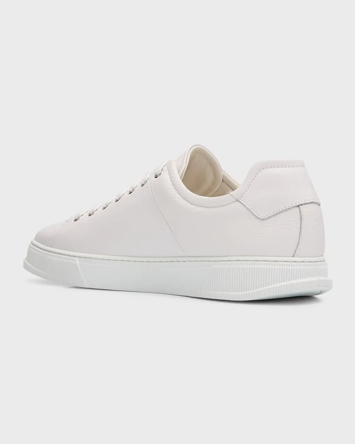 Men's Clayton Tonal Leather Low-Top Sneakers - Image 2