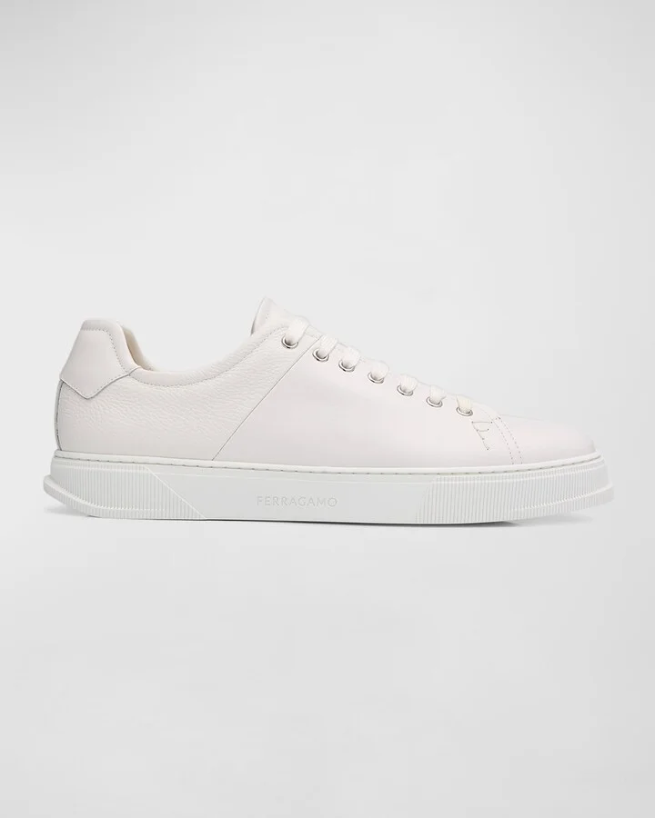 Men's Clayton Tonal Leather Low-Top Sneakers