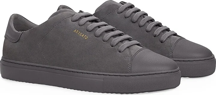 Men's Clean 90 Cap Leather Sneakers - Dark Grey - Size 7 - Image 2
