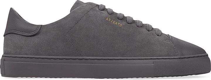 Men's Clean 90 Cap Leather Sneakers - Dark Grey - Size 7