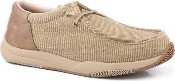 Men's Clearcut Low Canvas Chukka Shoe In Tan