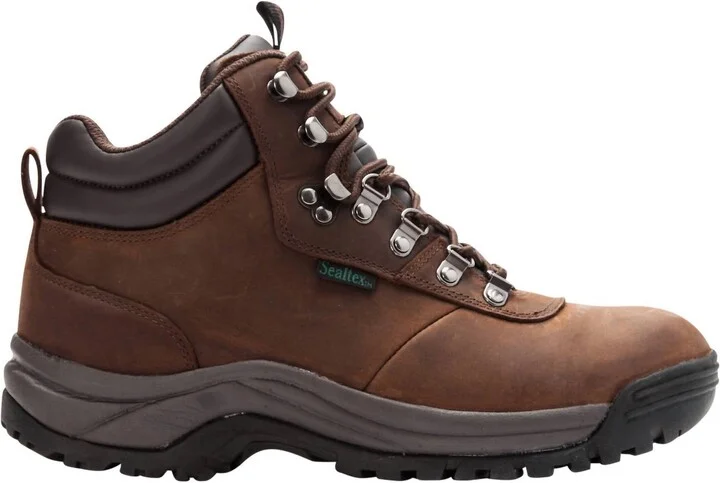 Men's Cliff Walker Boots - Extra Wide Width In Brown Crazy Horse