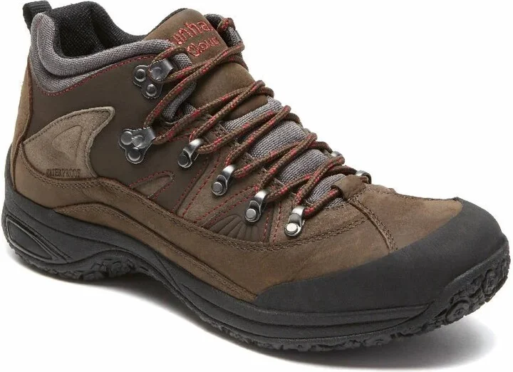 Men's Cloud Waterproof Hiker Boots In Brown