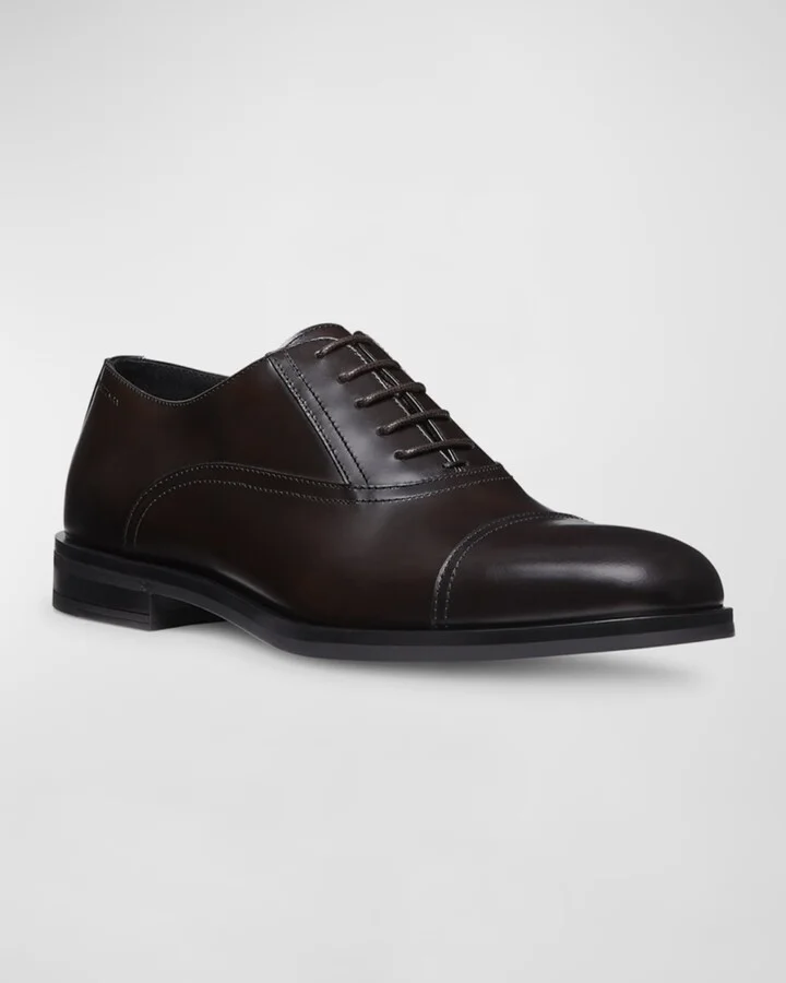Men's Club Calfskin Classic Oxford Loafers - Image 2
