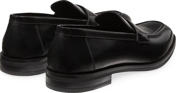 Men's Club Classic Leather Loafers - Black - Size 10 - Image 3