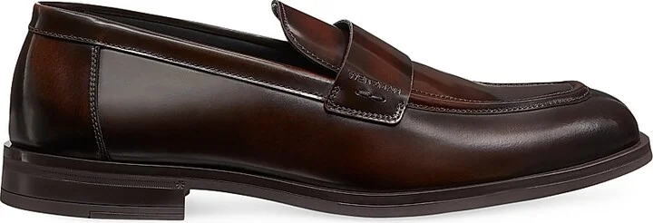 Men's Club Classic Leather Loafers - Black - Size 10 - Image 8