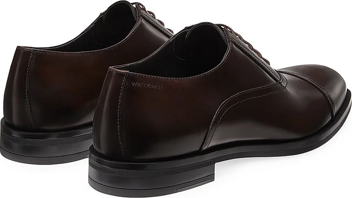 Men's Club Classic Leather Oxfords - Black - Size 10 - Image 6