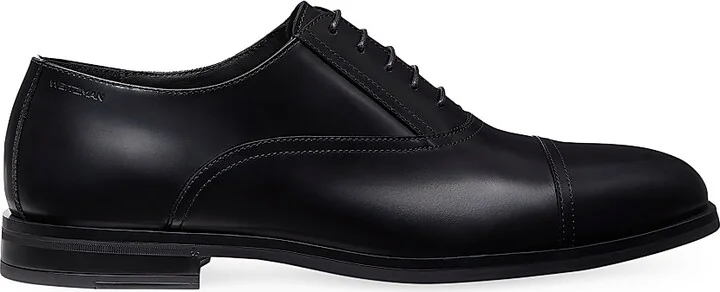 Men's Club Classic Leather Oxfords - Black - Size 10