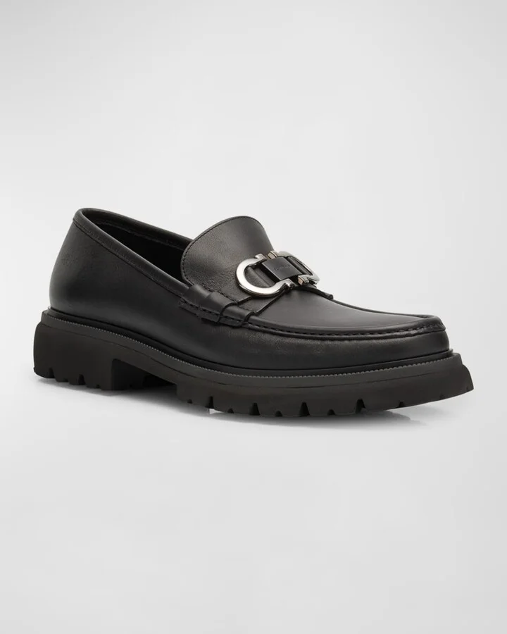 Men's Cocoon Gancini Leather Penny Loafers - Image 4