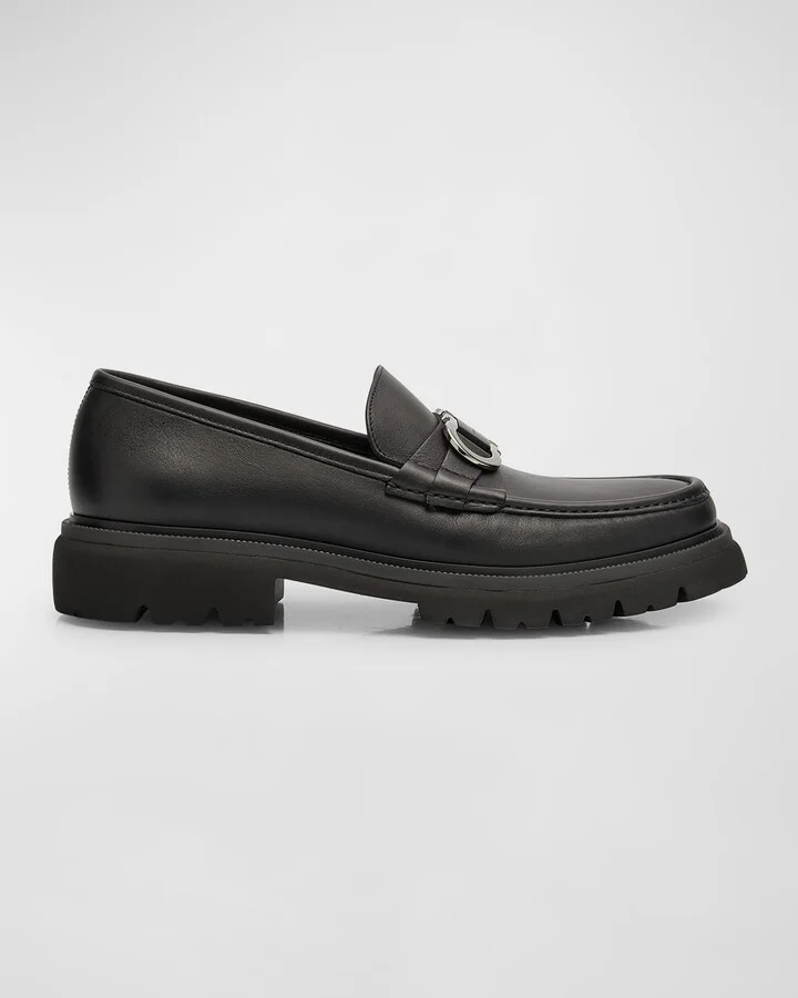 Men's Cocoon Gancini Leather Penny Loafers