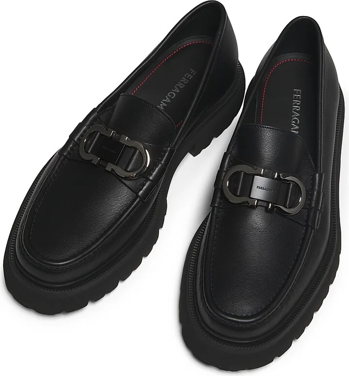 Men's Cocoonvit Saddle Leather Loafers - Nero - Size 7.5 - Image 4