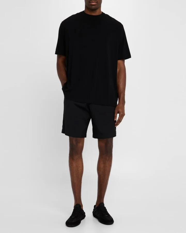 Men's Collapse Nylon and Suede Low-Top Sneakers - Image 5