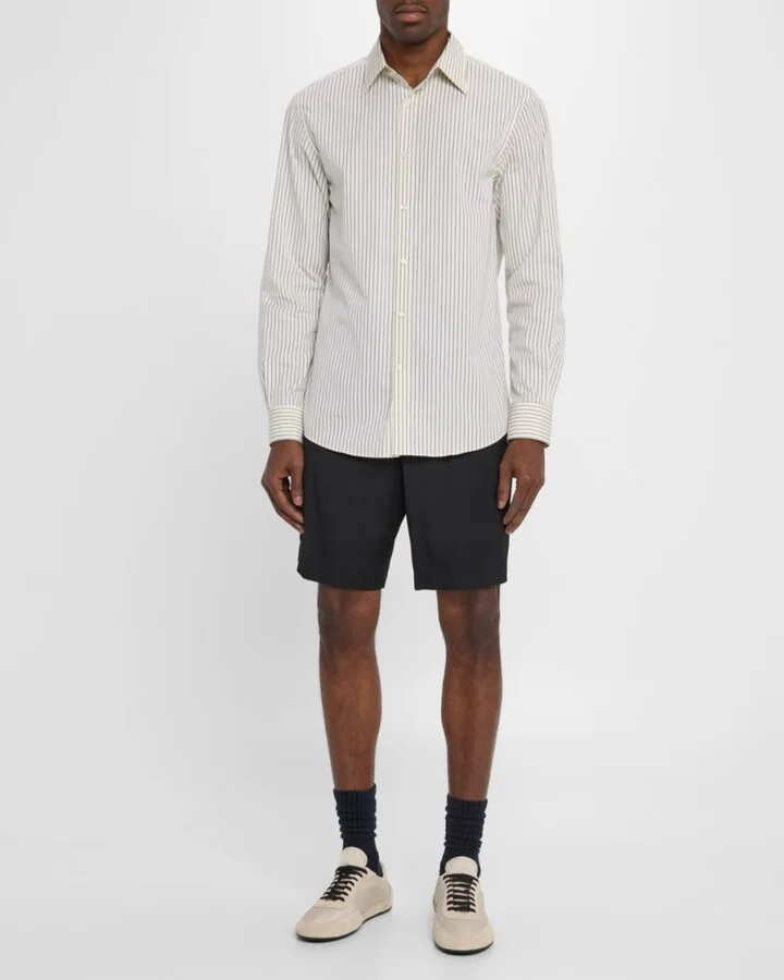 Men's Collapse Nylon and Suede Low-Top Sneakers - Image 8