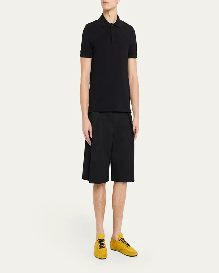Men's Collapse Nylon and Suede Low-Top Sneakers - Image 3