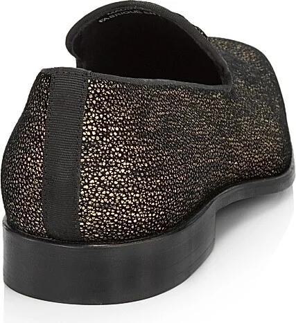 Men's COLLECTION Glitter Canvas Loafers - Moonless Night - Size 7 - Image 3