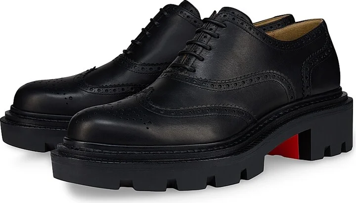 Men's College Oxford Shoes - Black - Size 13.5 - Image 2
