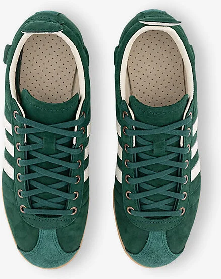 Mens Collegiate Green Samba 62 Suede Trainers 7.5 - Image 2