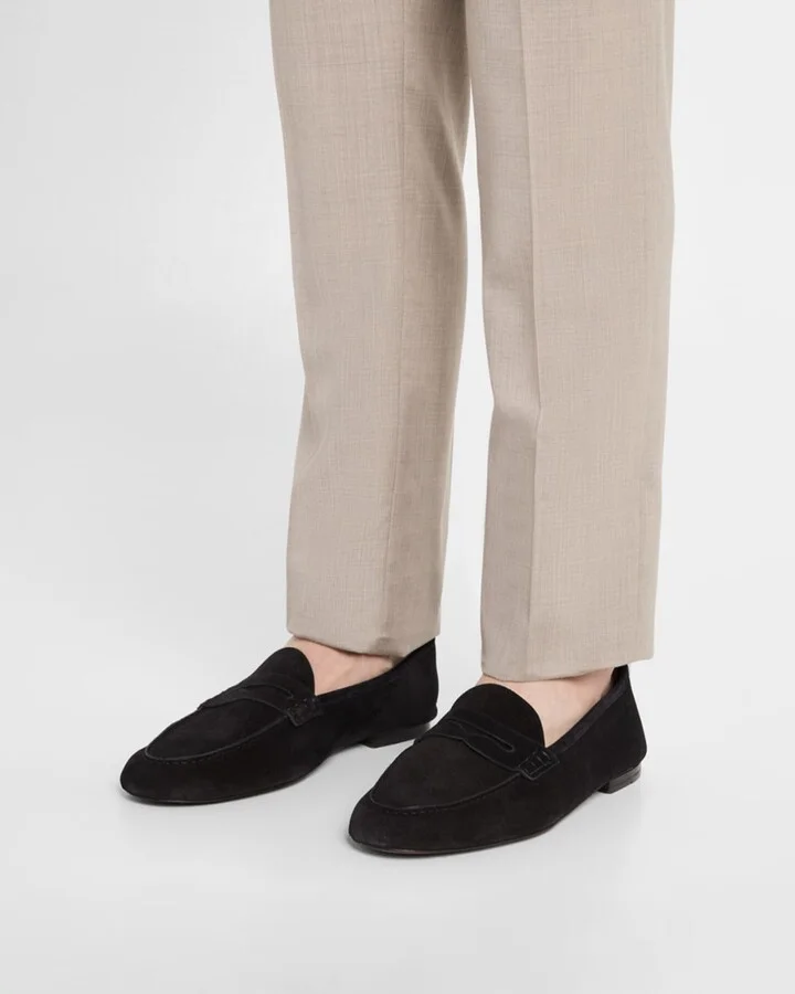 Men's Collins Suede Penny Loafers - Image 3