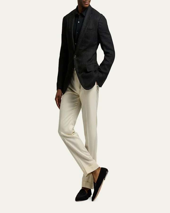 Men's Collins Suede Penny Loafers - Image 3