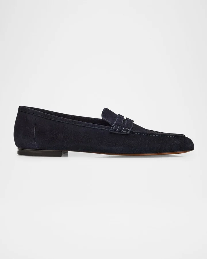 Men's Collins Suede Penny Loafers