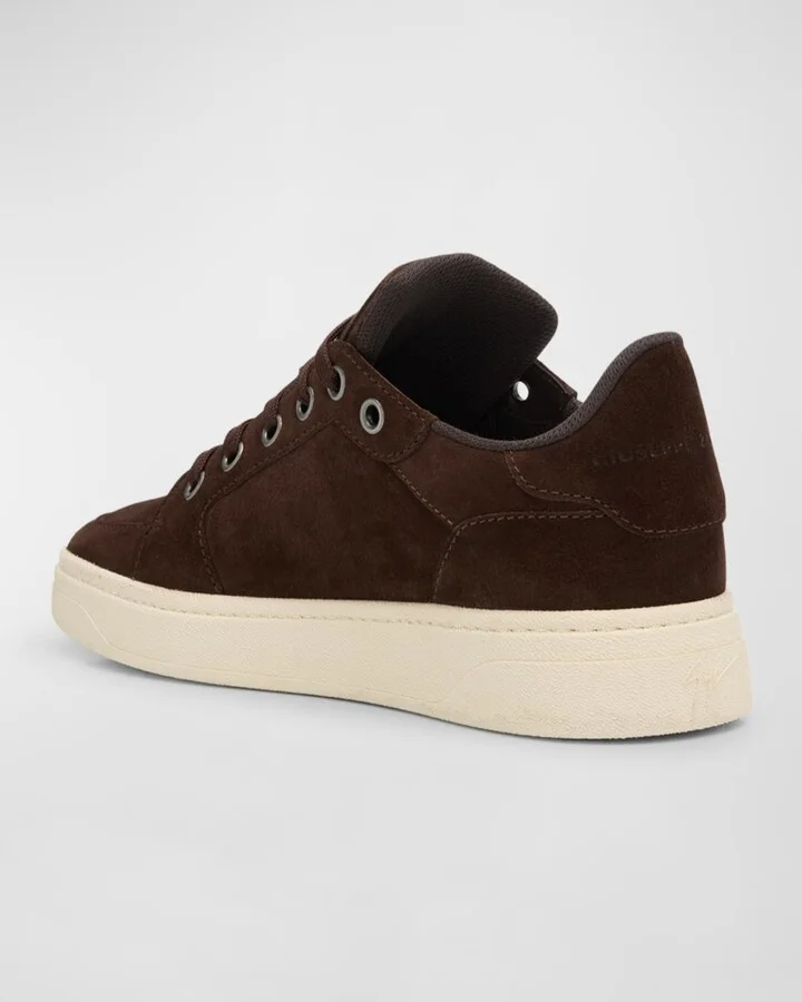 Men's Colorata Suede Low-Top Sneakers - Image 9