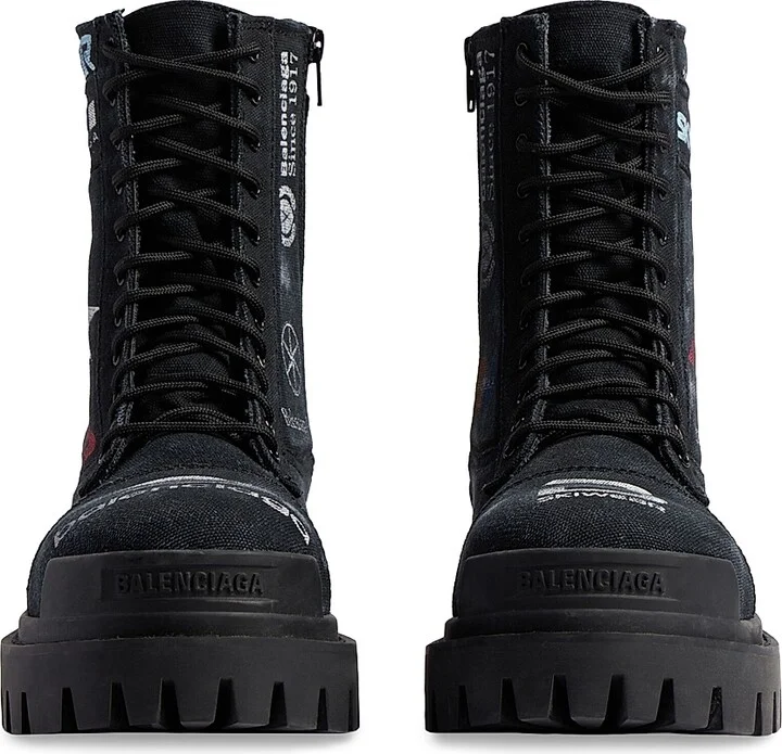 Men's Combat Strike 20MM Boots - Black - Size 10 - Image 3