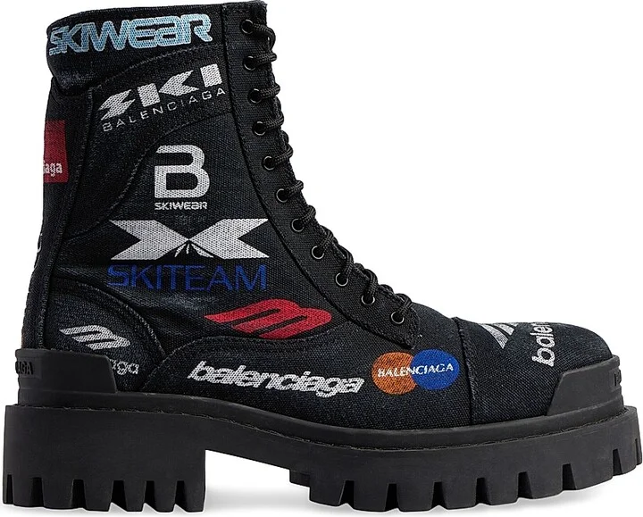 Men's Combat Strike 20MM Boots - Black - Size 10
